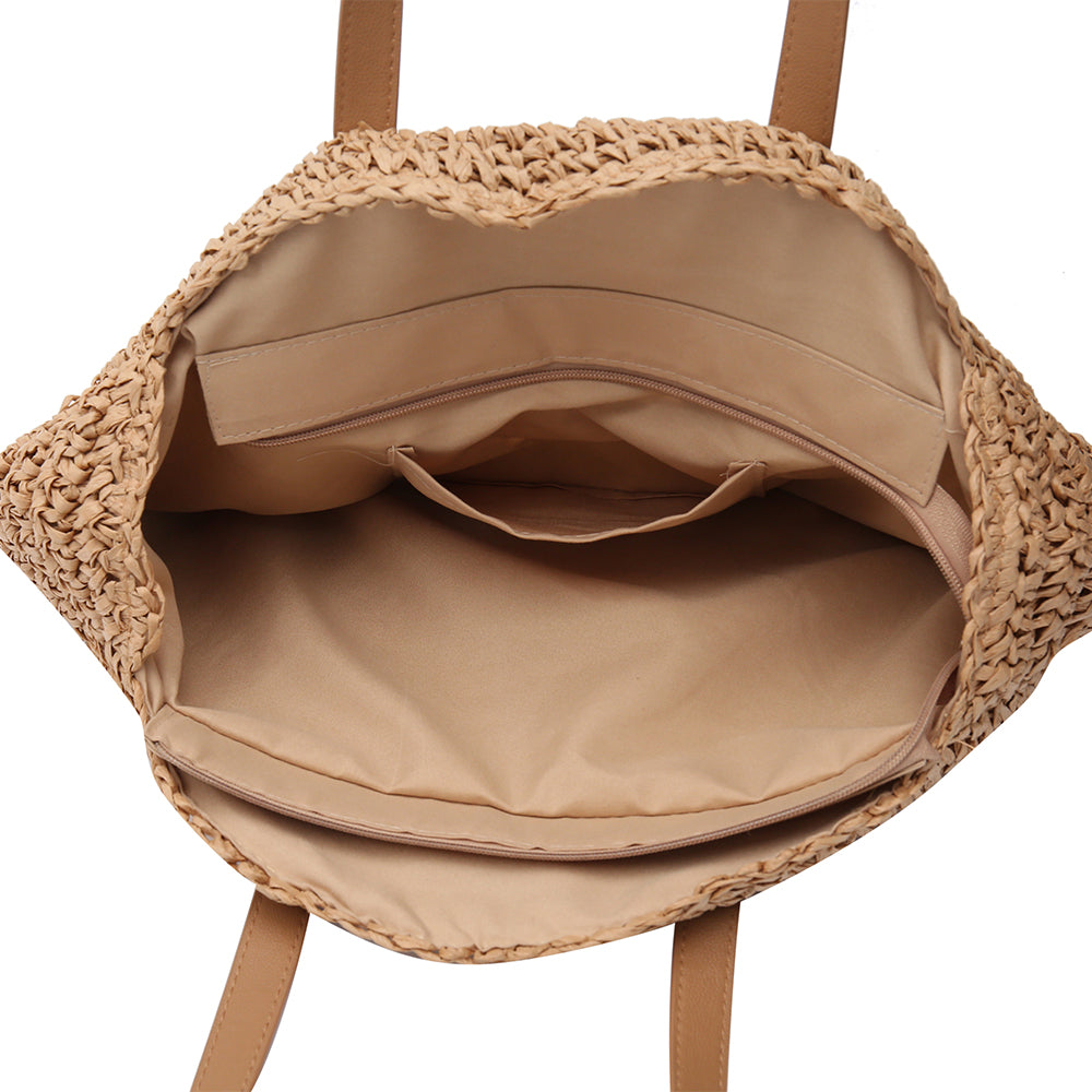 Sac Rond en Paille Benedetta