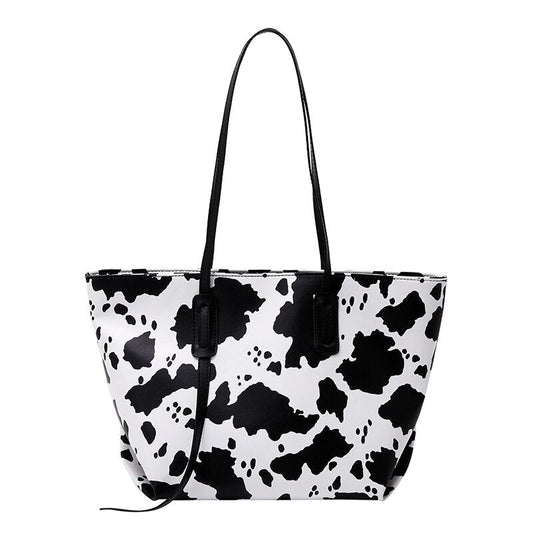 Petit sac à main imprimé vache