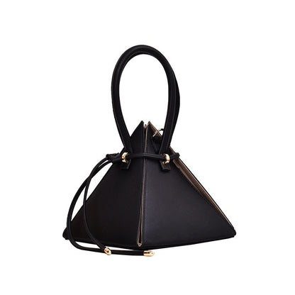 Petit Sac Bandoulière Femme Triangle noir