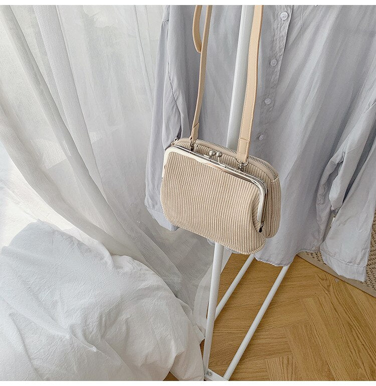 Sac Bandoulière Portefeuille Femme beige